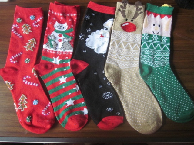 ladies christmas socks