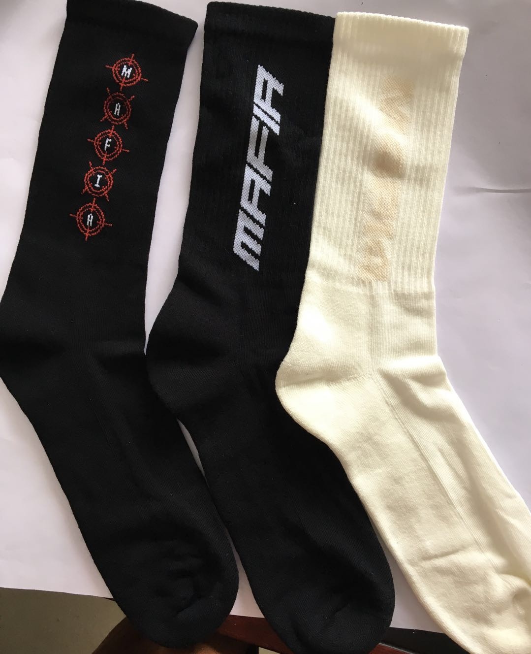 men half terry long sport socks